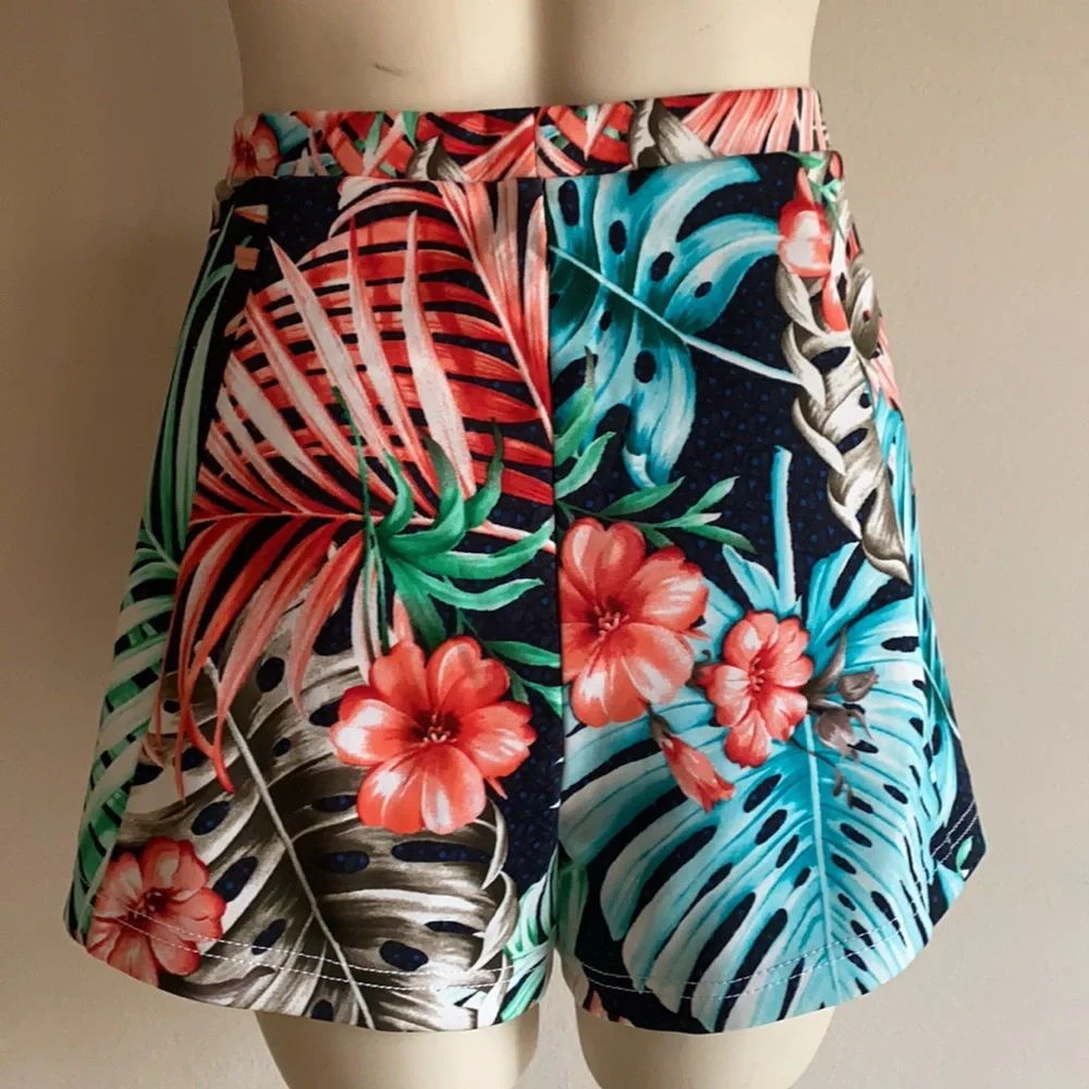 New tropical shorts XL palm print NWT - Picture 4 of 4